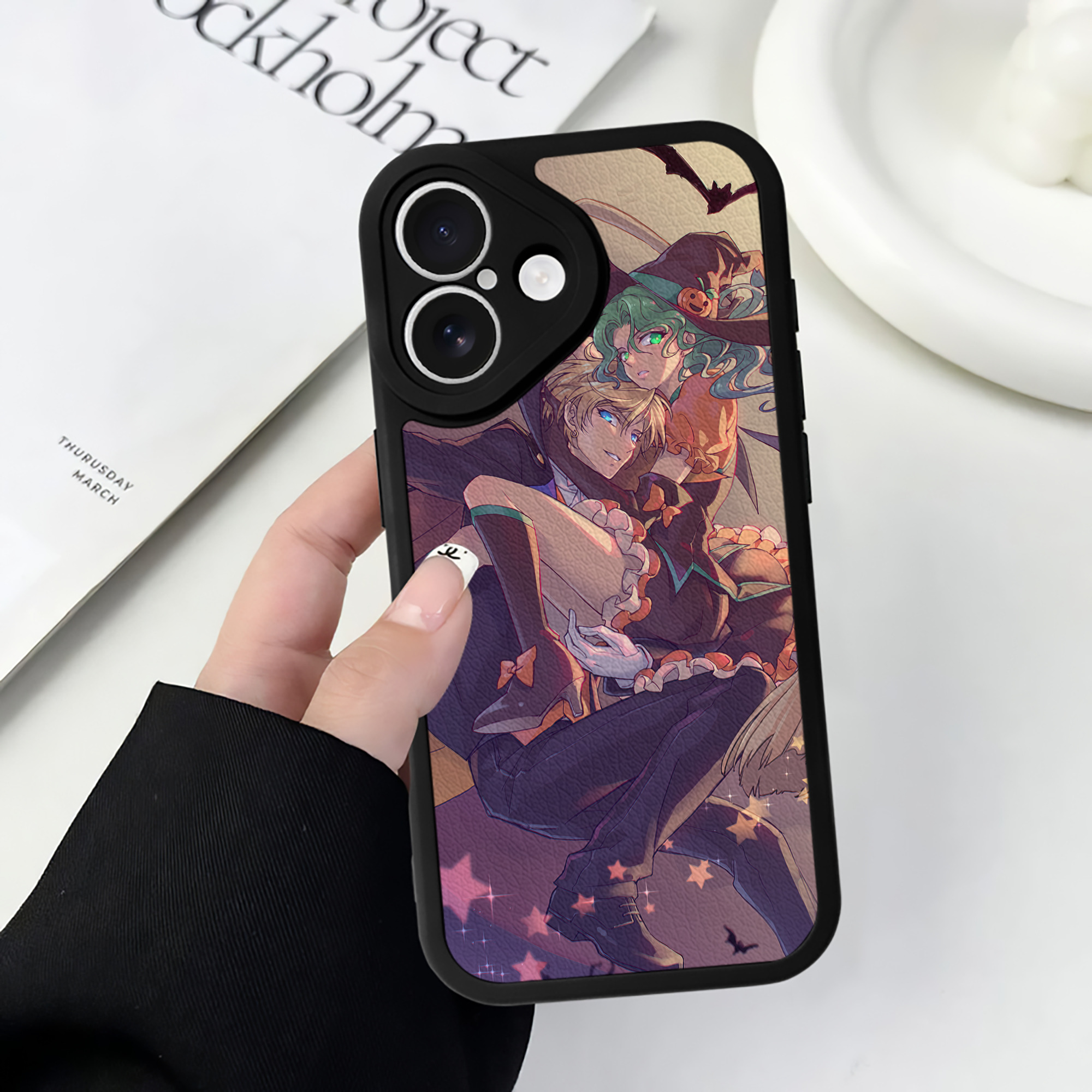 （画像用） 美少女戦士セーラームーン Sailor Moon 【iPhone 16シリーズ対応】シリコンスマホケース（レザー調） 材質：シリコン